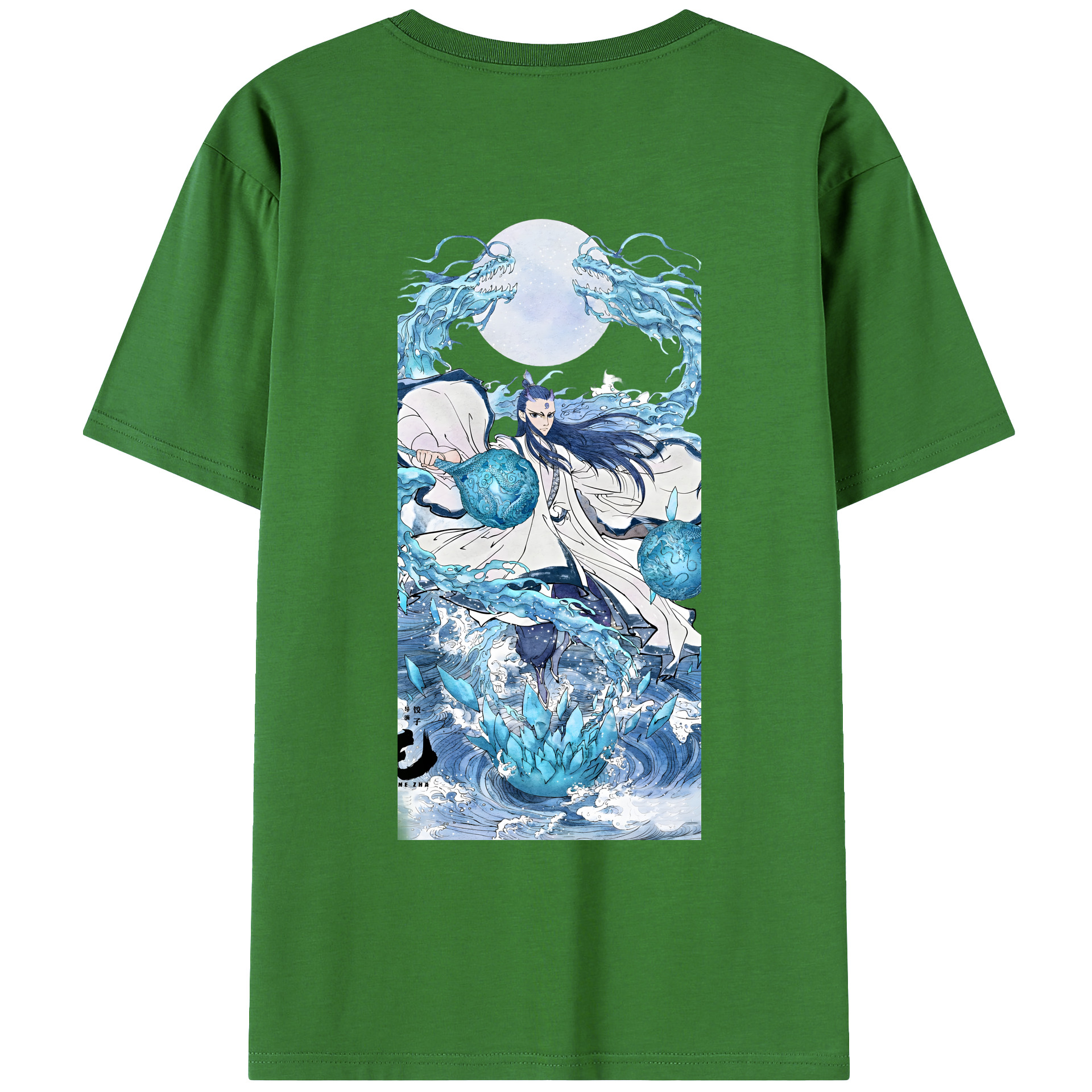 （画像用） Ne Zha 2 ナタ 魔童の大暴れ レディース半袖Tシャツ(バックプリント)